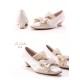 Iris Corolla Jane Mules Shoes IV(Reservation/6 Colours/Full Payment Without Shipping)